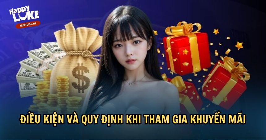 Bùng Nổ Ưu Đãi Khuyến Mãi HappyLuke – Cơ Hội Vàng Không Thể Bỏ Lỡ 4 Điều kiện tham gia khuyến mãi HappyLuke